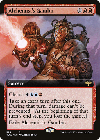 Alchemist's Gambit (Extended Art) (VOW-374)  - Innistrad: Crimson Vow: (Extended Art)