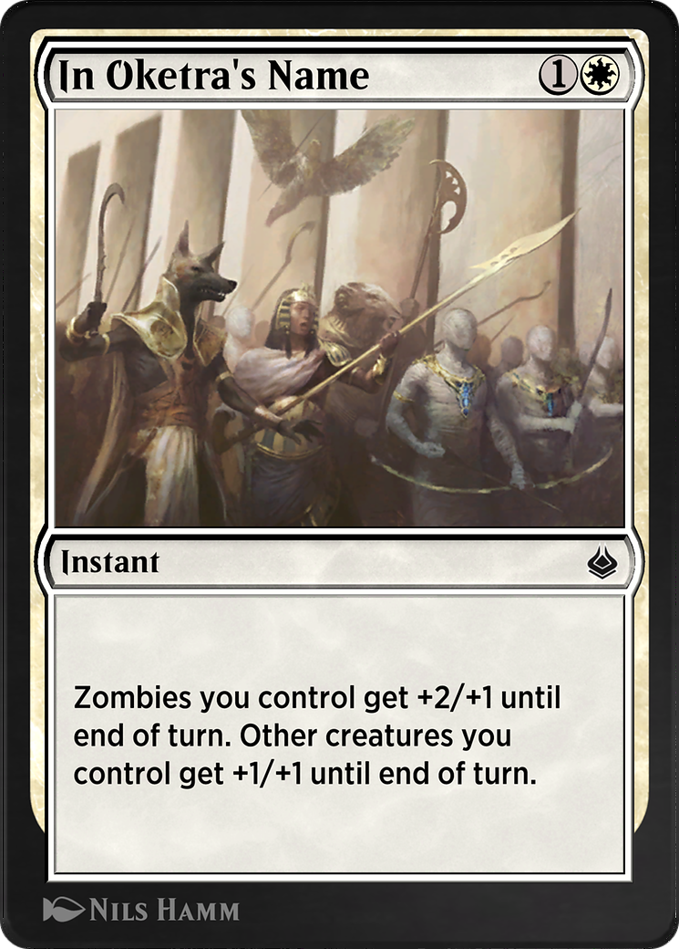 In Oketra's Name (AKR-025)  - Amonkhet Remastered