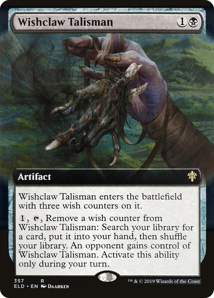 Wishclaw Talisman (Extended Art) (ELD-357)  Foil - Throne of Eldraine: (Extended Art)