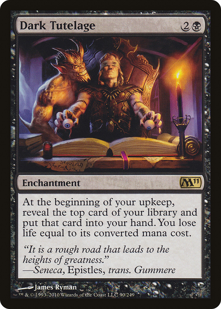 Dark Tutelage (M11-090)  Foil - Magic 2011