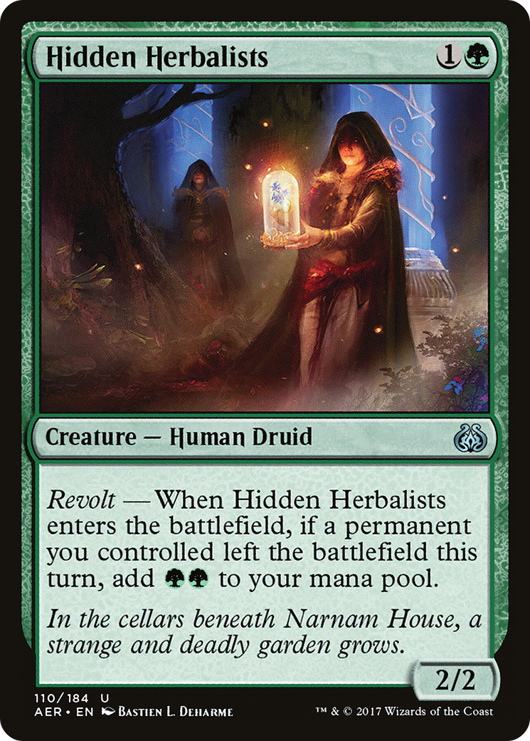Hidden Herbalists (AER-110)  Foil - Aether Revolt
