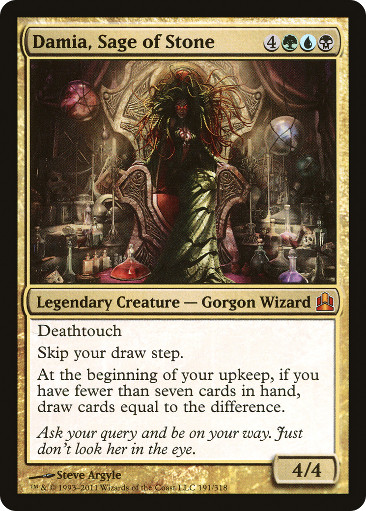 Damia, Sage of Stone (CMD-191)  - Commander 2011