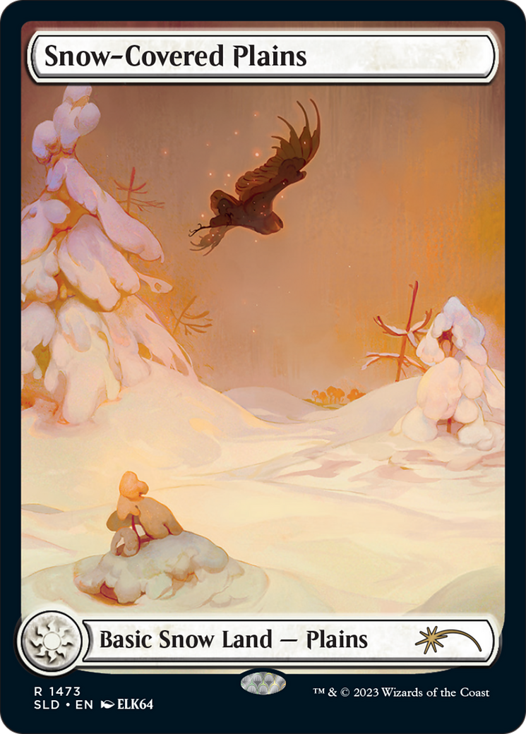Snow-Covered Plains (1473) (SLD-1473) - Secret Lair Drop: (Full Art)