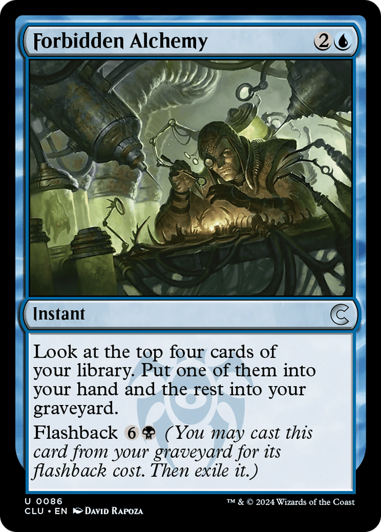 Forbidden Alchemy (CLU-086)  - Ravnica: Clue Edition