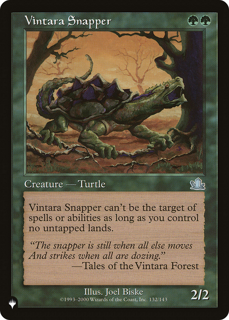 Vintara Snapper (LIST-PCY-132)  - The List