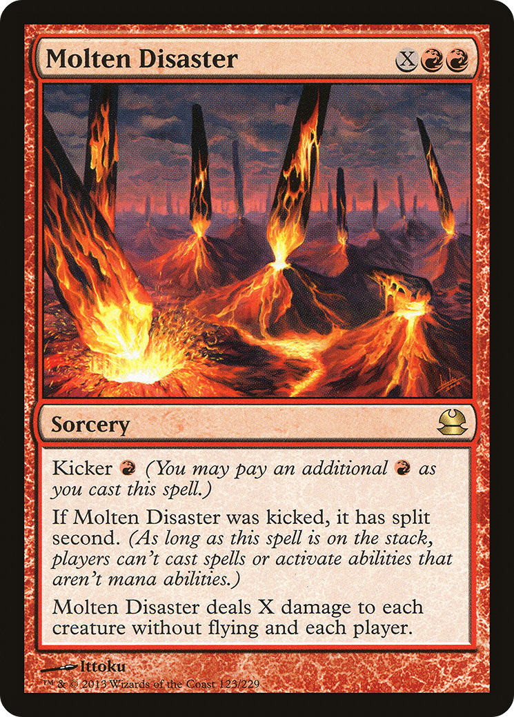Molten Disaster (MMA-123)  Foil - Modern Masters