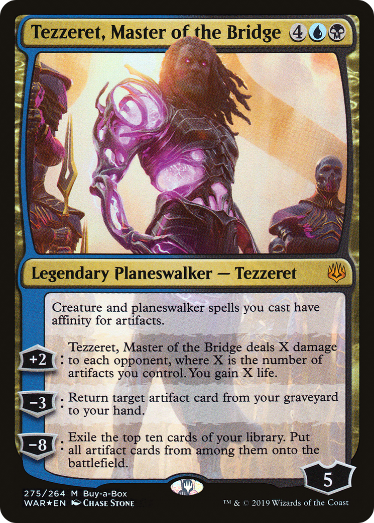 Tezzeret, Master of the Bridge (BABP-275)  Foil - War of the Spark