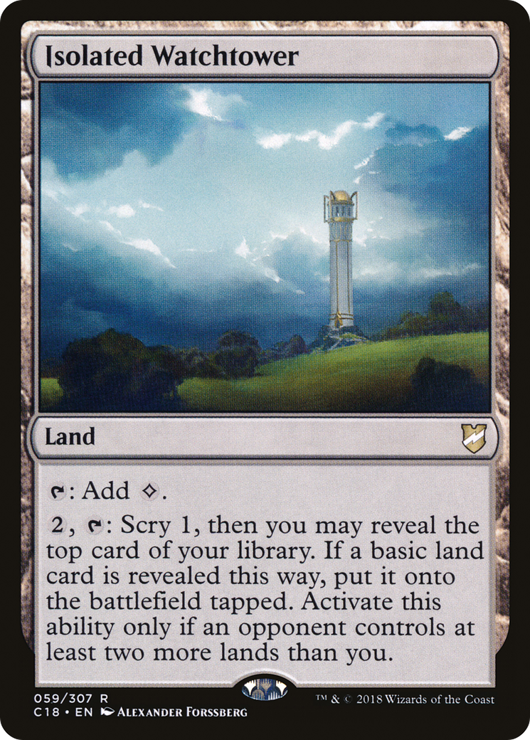 Isolated Watchtower (C18-059)  - Commander 2018