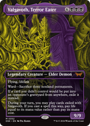 Valgavoth, Terror Eater (Showcase) (DSK-352)  Foil - Duskmourn: House of Horror (Borderless)