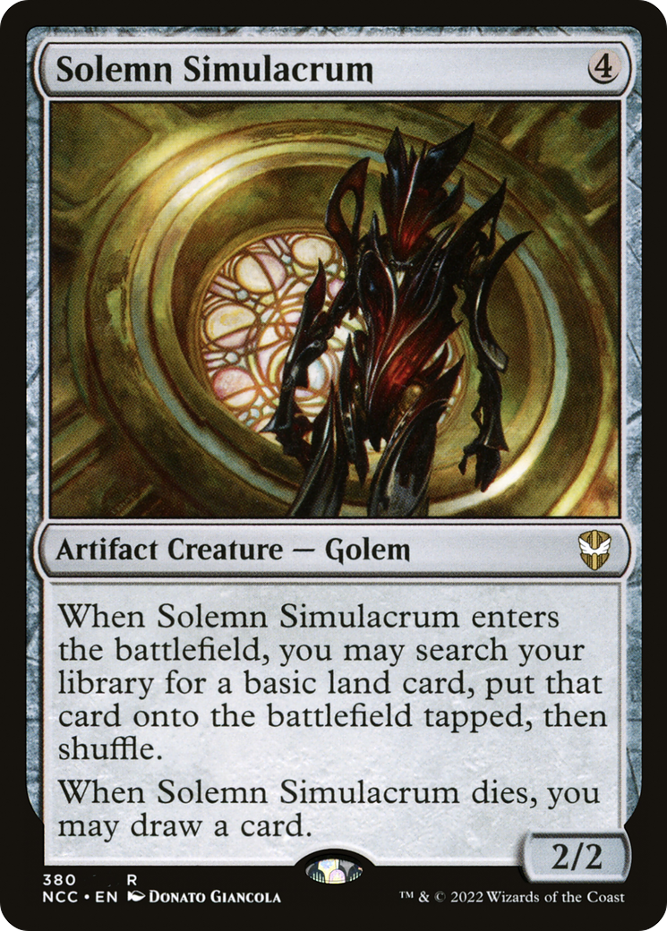 Solemn Simulacrum (NCC-380)  - New Capenna Commander