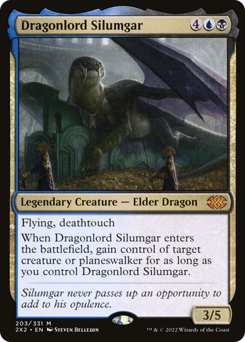 Dragonlord Silumgar (2X2-203)  Foil - Double Masters 2022