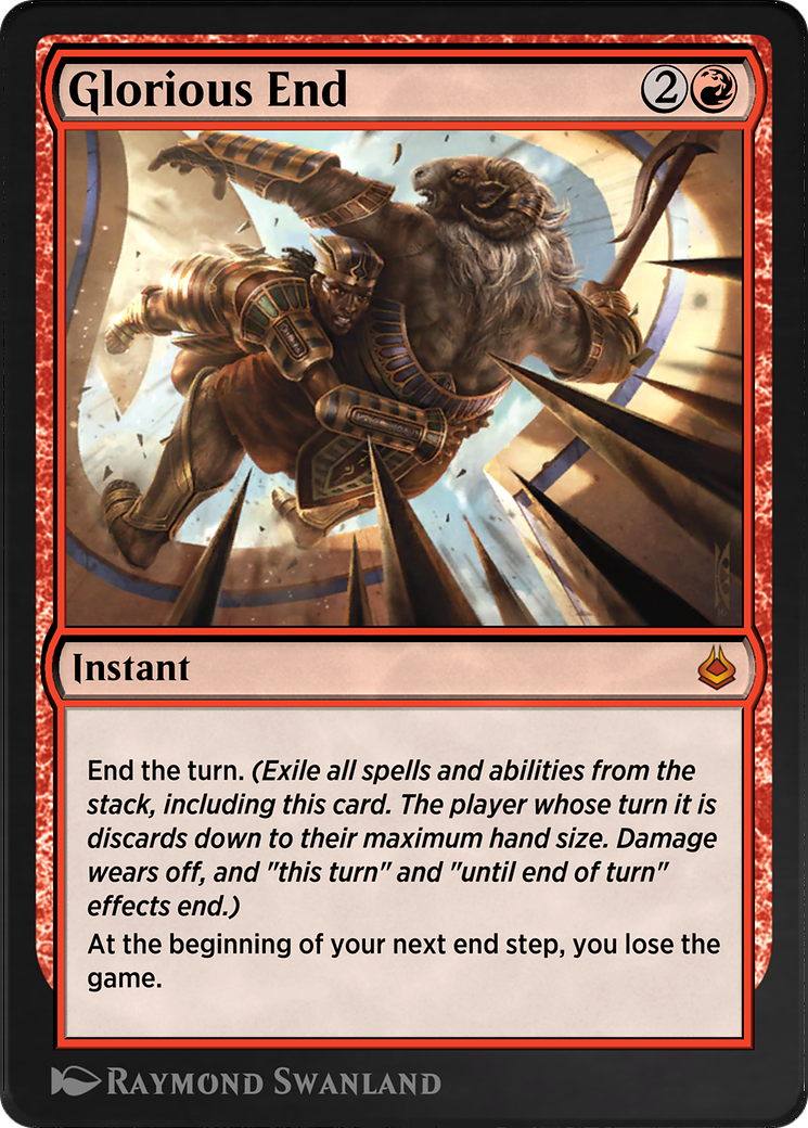 Glorious End (AKR-156)  - Amonkhet Remastered