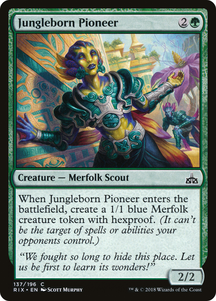 Jungleborn Pioneer (RIX-137)  - Rivals of Ixalan