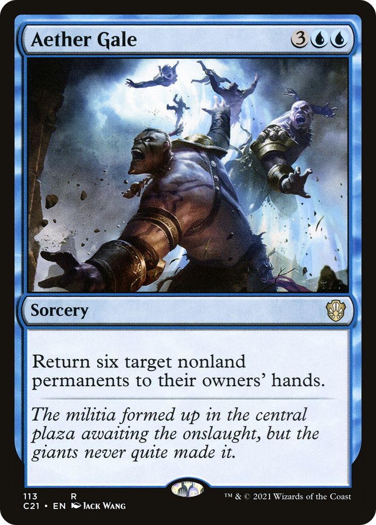 Aether Gale (C21-113)  - Commander 2021