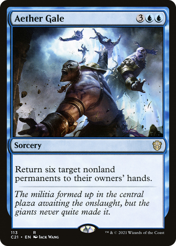 Aether Gale (C21-113)  - Commander 2021