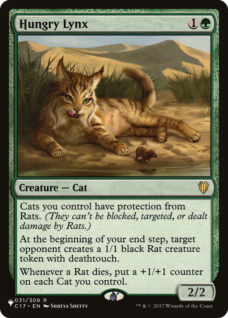 Hungry Lynx (LIST-C17-31) - The List