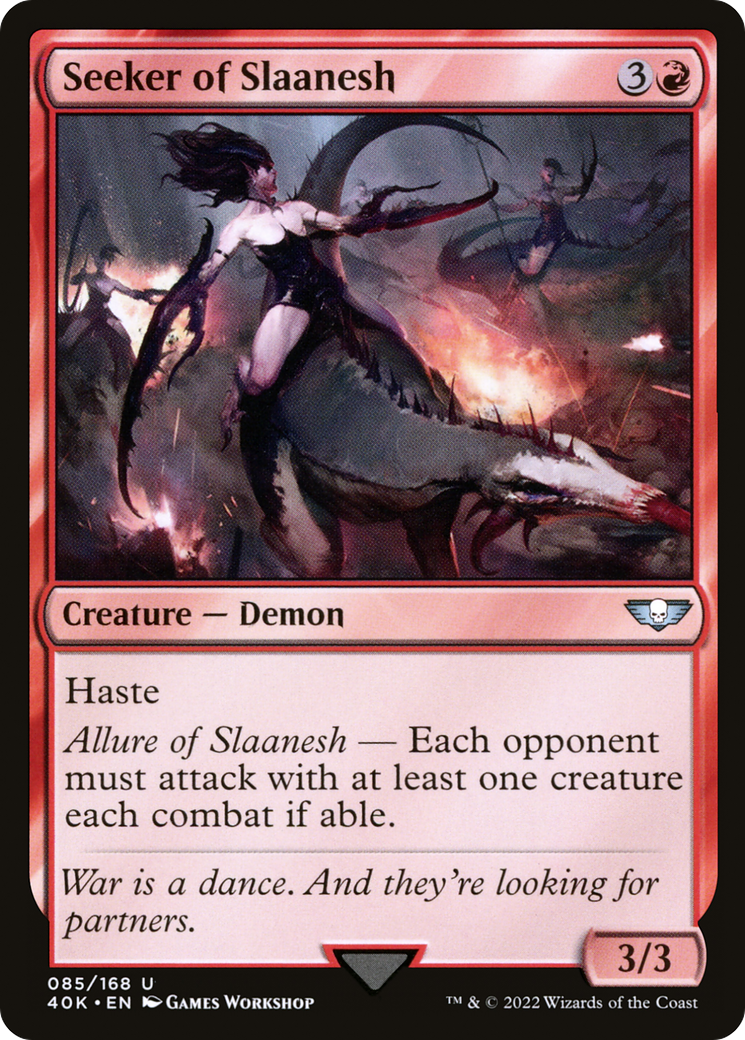 Seeker of Slaanesh (40K-085)  - Warhammer 40,000 Commander