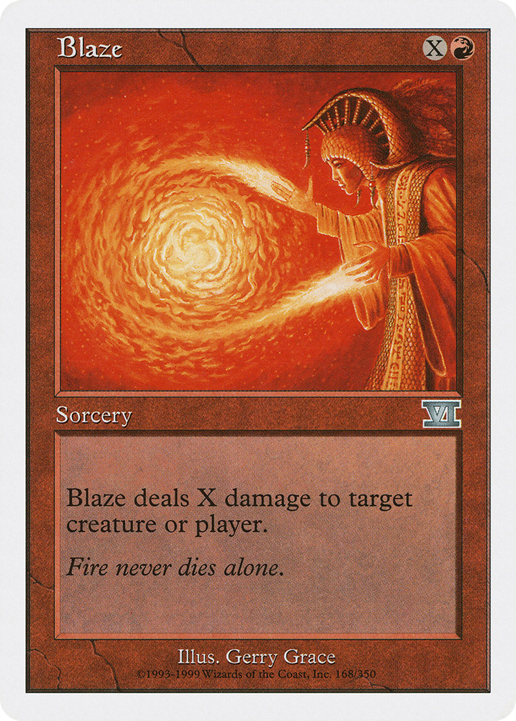 Blaze (6ED-168)  - Classic Sixth Edition