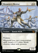 Monastery Mentor (Extended Art) (MOM-347)  Foil - March of the Machine: (Extended Art)