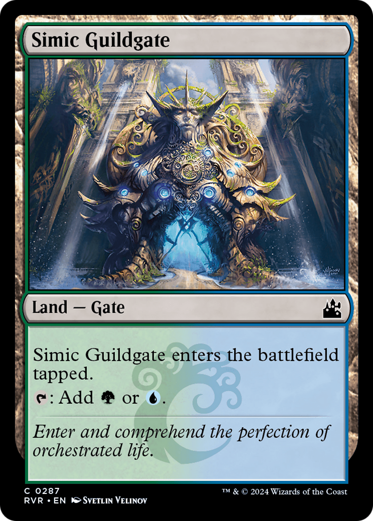 Simic Guildgate (RVR-287)  Foil - Ravnica Remastered