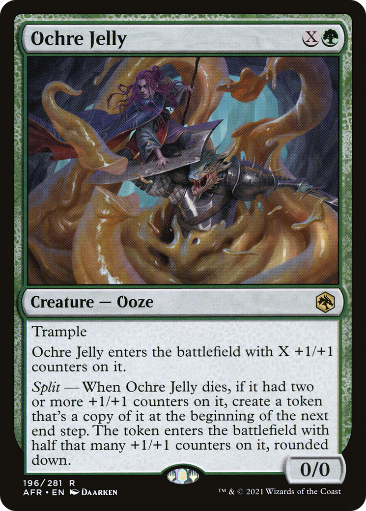 Ochre Jelly (AFR-196)  Foil - Adventures in the Forgotten Realms