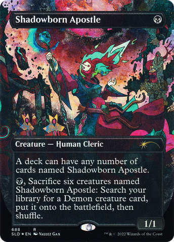 Shadowborn Apostle (688) (SLD-688)  Foil - Secret Lair Drop (Borderless)