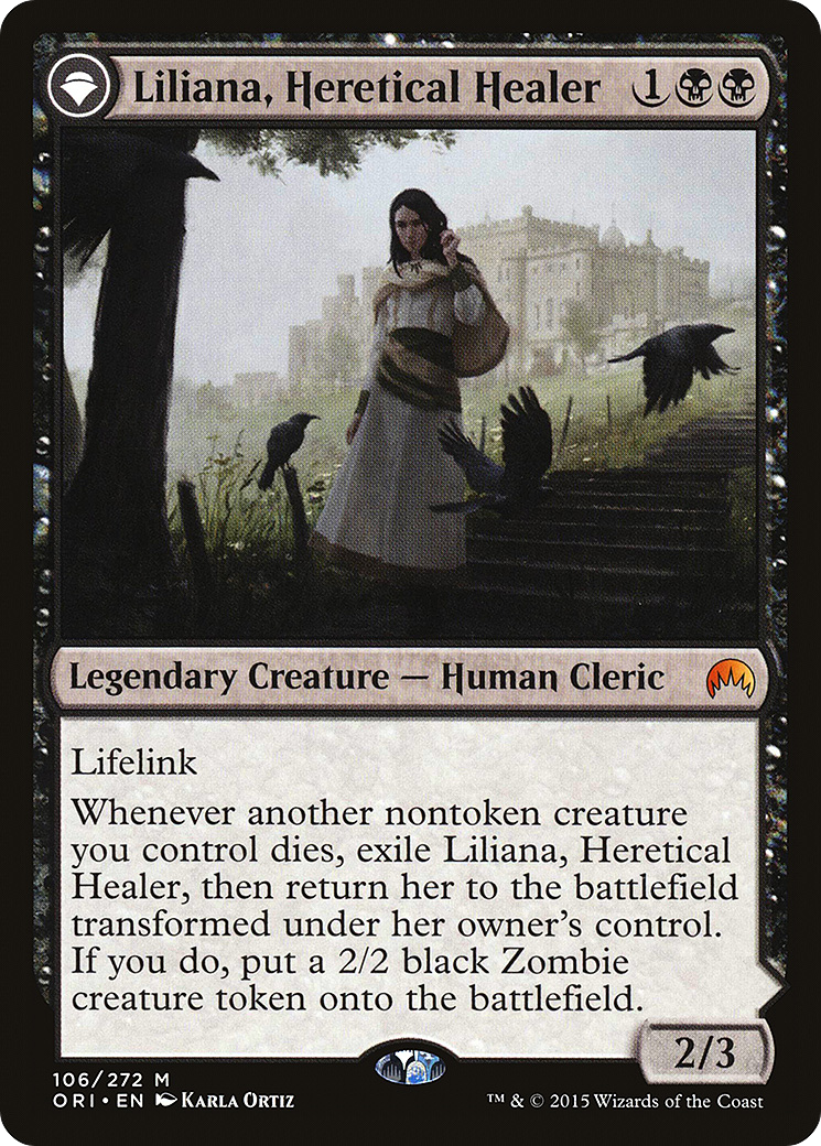 Liliana, Heretical Healer (ORI-106)  Foil - Magic Origins: (originpwdfc)