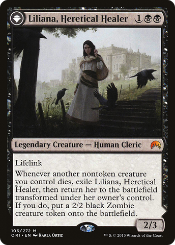 Liliana, Heretical Healer (ORI-106)  Foil - Magic Origins: (originpwdfc)