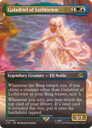Galadriel of Lothlorien (Borderless) (LTR-446)  Foil - The Lord of the Rings: Tales of Middle-earth