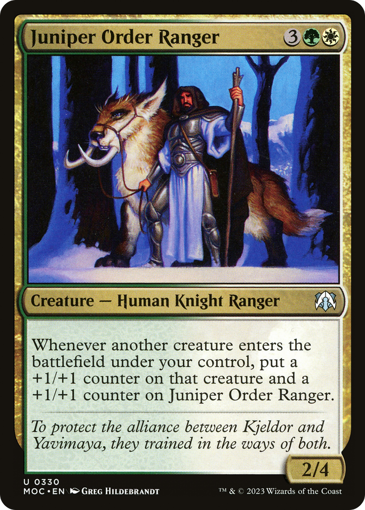 Juniper Order Ranger (MOC-330)  - March of the Machine Commander