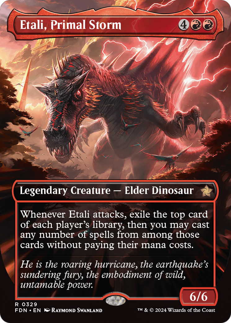 Etali, Primal Storm (Borderless) (FDN-329)  Foil - Foundations
