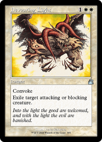 Devouring Light (Retro Frame) (RVR-305)  Foil - Ravnica Remastered