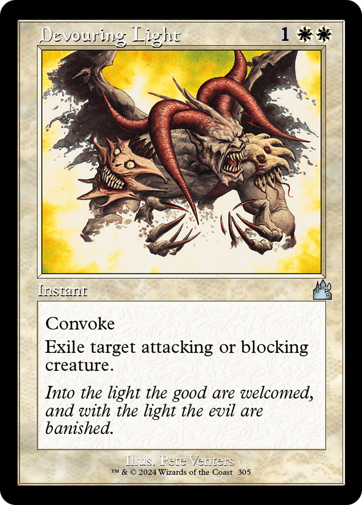 Devouring Light (Retro Frame) (RVR-305)  - Ravnica Remastered