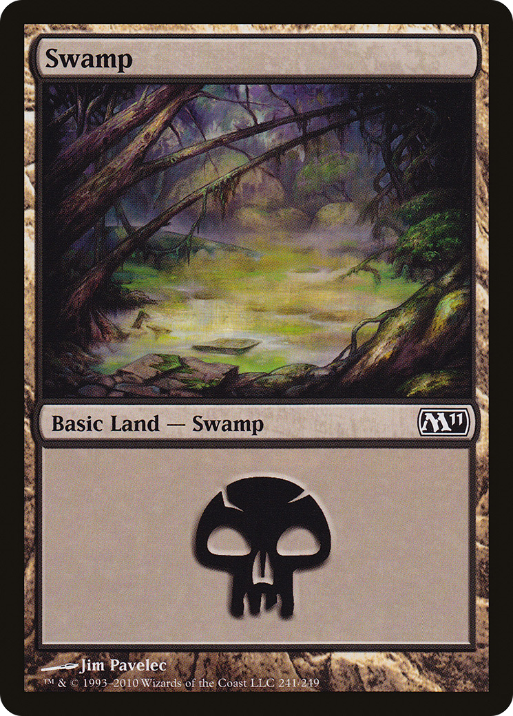 Swamp (241) (M11-241)  Foil - Magic 2011