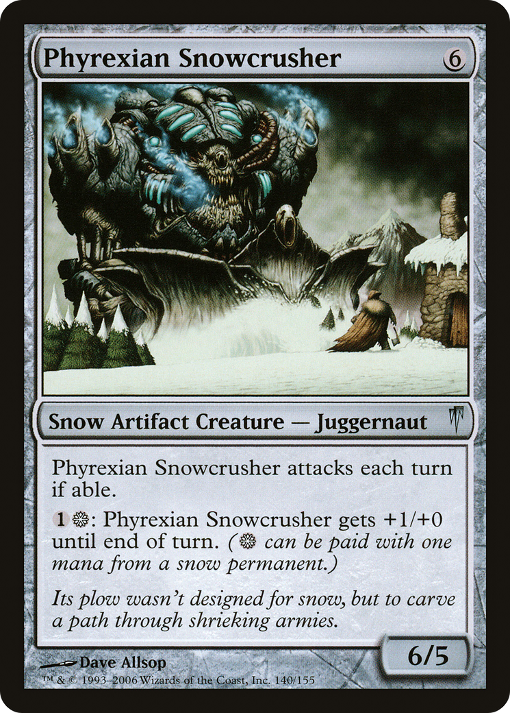 Phyrexian Snowcrusher (CSP-140)  - Coldsnap