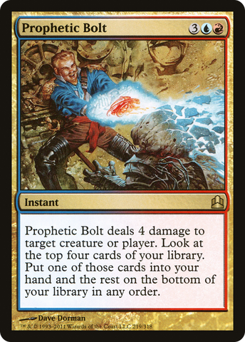 Prophetic Bolt (CMD-219)  - Commander 2011