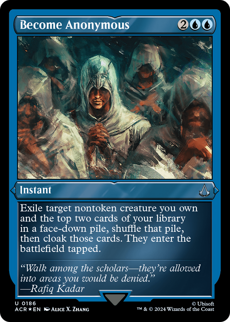 Become Anonymous (ACR-186)  Etched Foil - Assassin's Creed