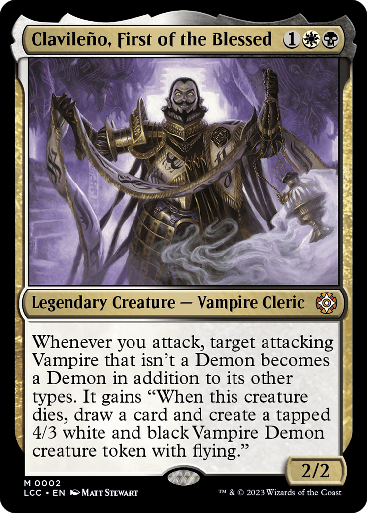 Clavileno, First of the Blessed (LCC-002)  - The Lost Caverns of Ixalan Commander