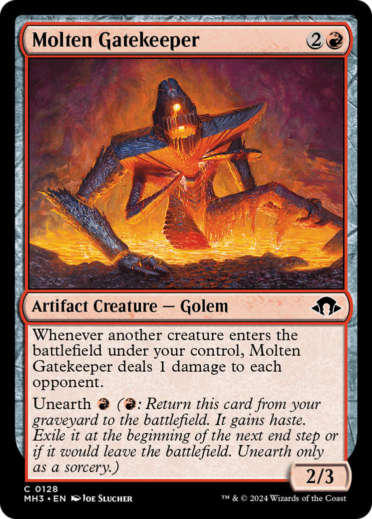 Molten Gatekeeper (MH3-128)  Foil - Modern Horizons 3