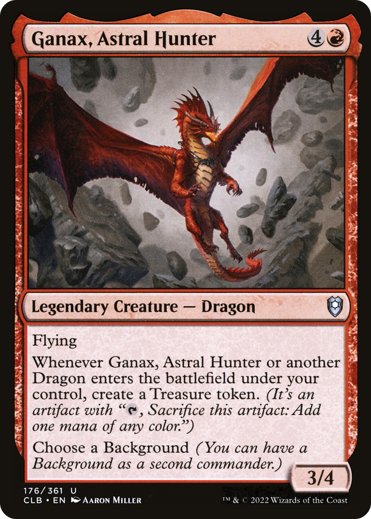 Ganax, Astral Hunter (CLB-176)  - Commander Legends: Battle for Baldur's Gate