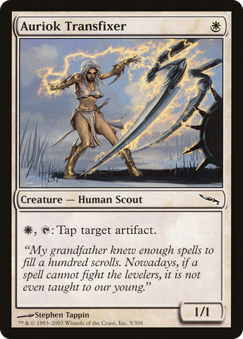 Auriok Transfixer (MRD-005)  Foil - Mirrodin
