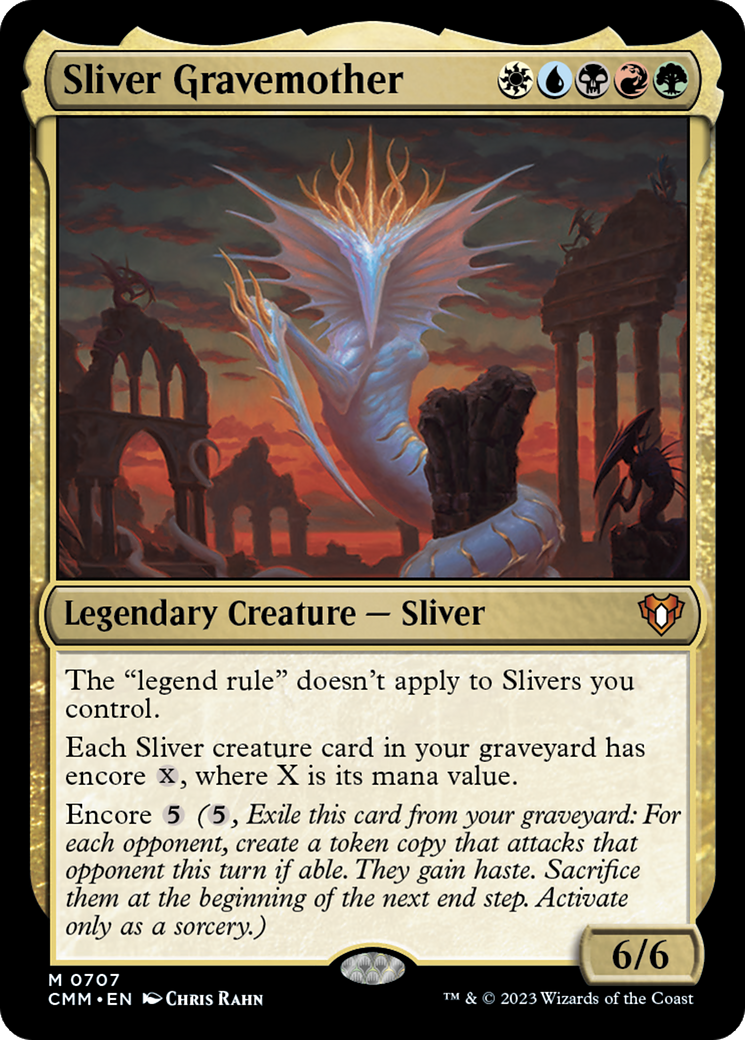 Sliver Gravemother (CMM-707)  Foil - Commander Masters