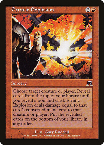 Erratic Explosion (ONS-201)  Foil - Onslaught
