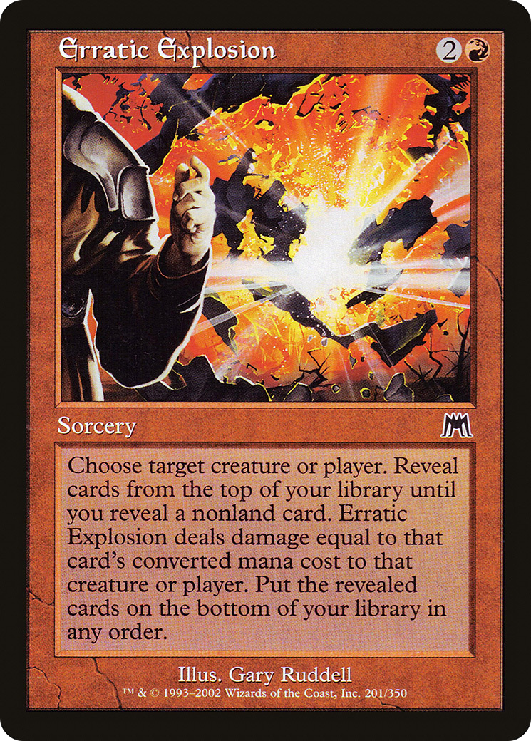 Erratic Explosion (ONS-201)  Foil - Onslaught
