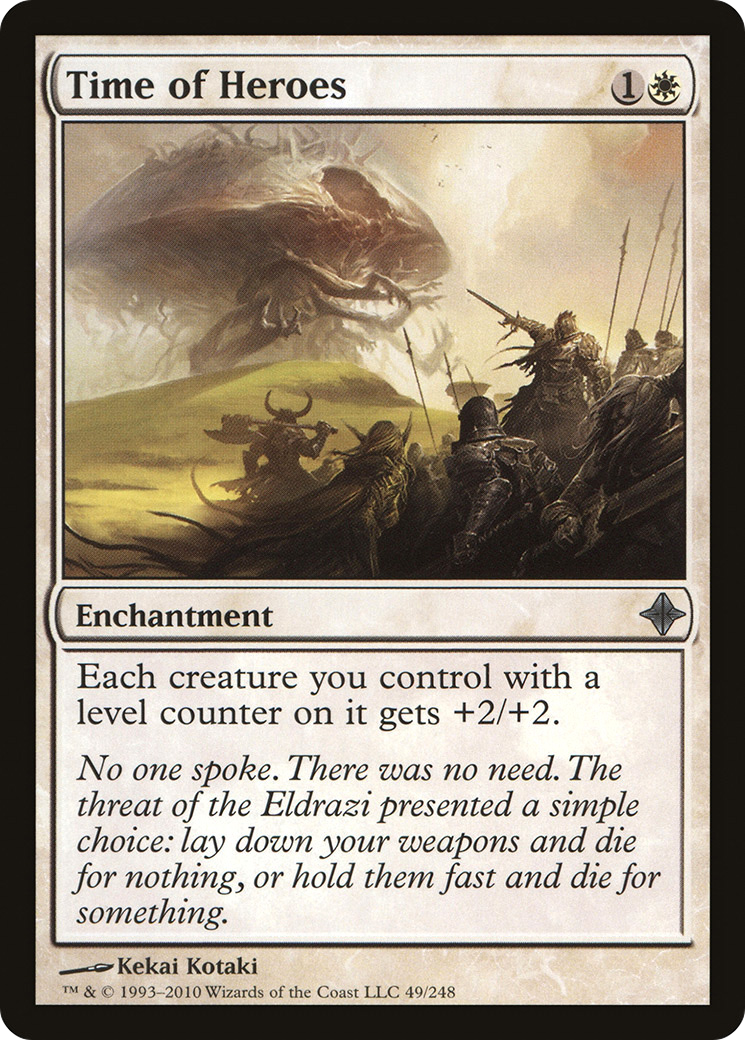 Time of Heroes (ROE-049)  Foil - Rise of the Eldrazi