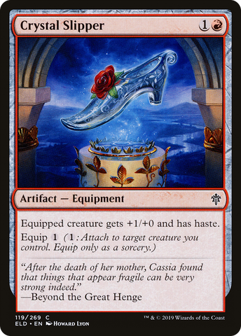 Crystal Slipper (ELD-119)  Foil - Throne of Eldraine