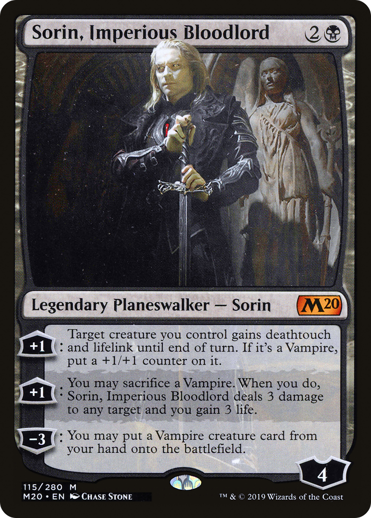Sorin, Imperious Bloodlord (M20-115)  Foil - Core Set 2020