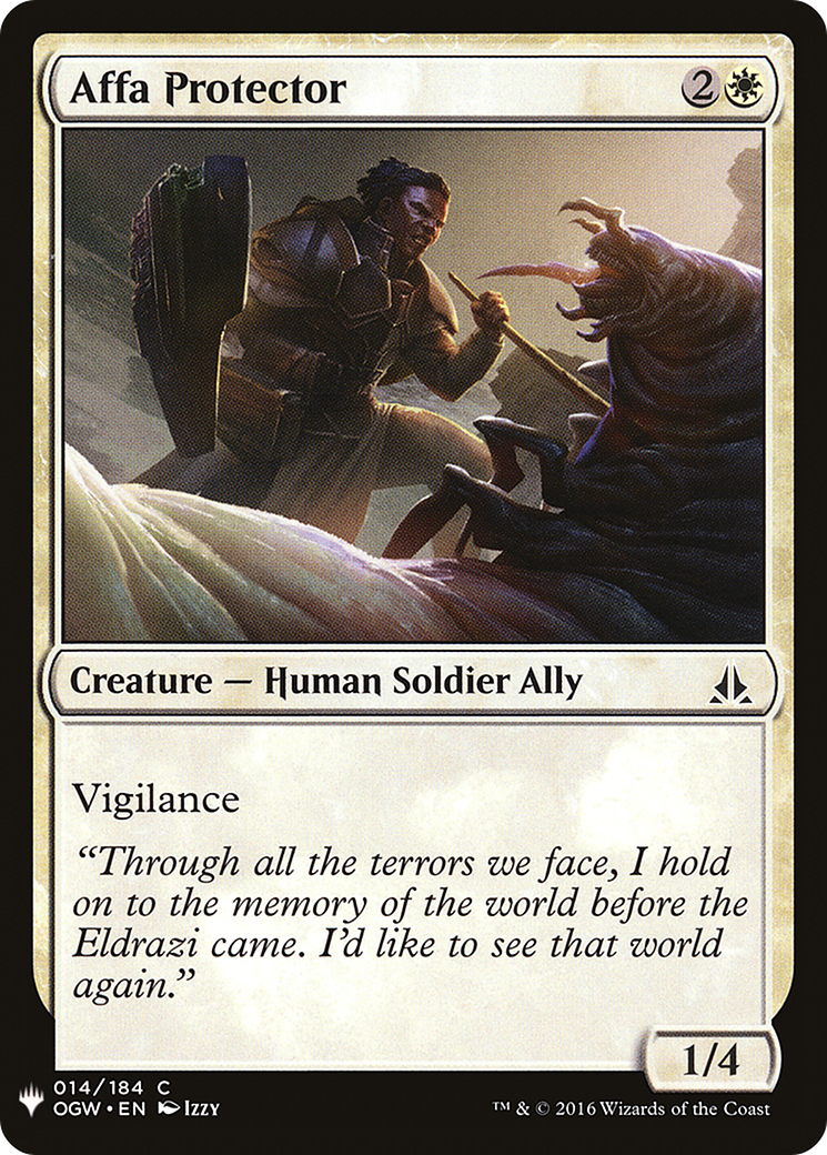 Affa Protector (LIST-OGW-14)  - The List