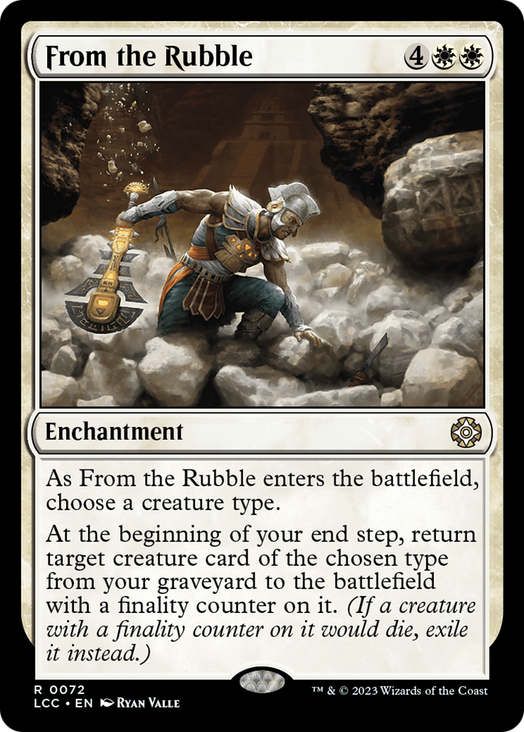 From the Rubble (LCC-072)  - The Lost Caverns of Ixalan Commander