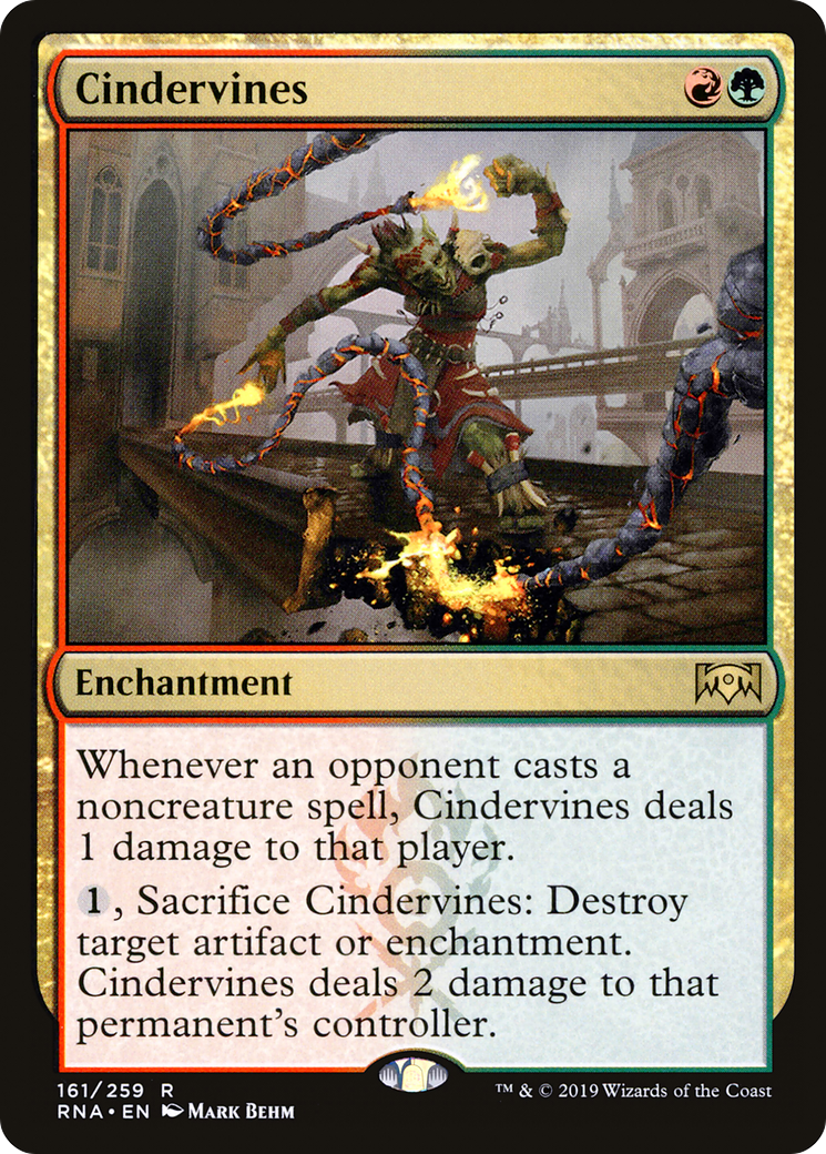 Cindervines (RNA-161)  - Ravnica Allegiance